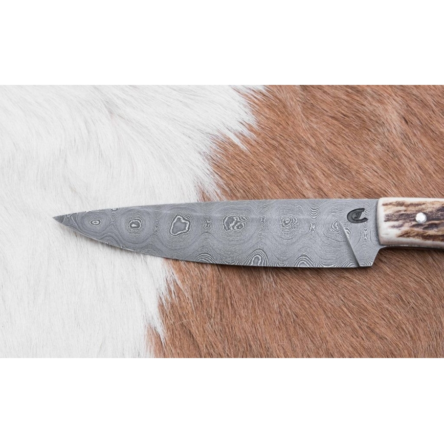 Cuchillo de caza 12 cm asta de ciervo