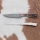 Cuchillo de caza de Damasco con sierra pequeña 12 cm Cuerno de ciervo