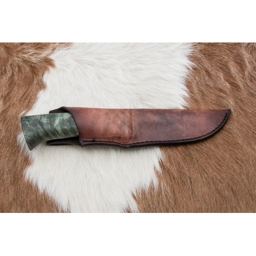 Cuchillo exclusivo Damasco 11,6 cm arce/ébano
