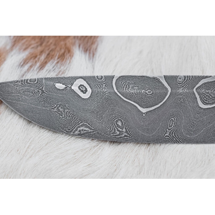 Cuchillo exclusivo Damasco 11,6 cm arce/ébano