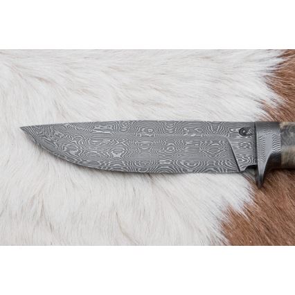 Cuchillo exclusivo Damasco 13 cm árbol de castaño