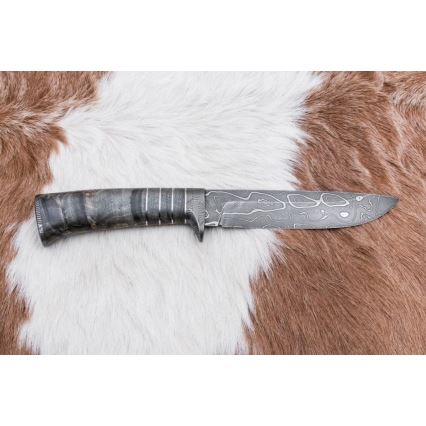 Cuchillo exclusivo Damasco 14 cm fresno
