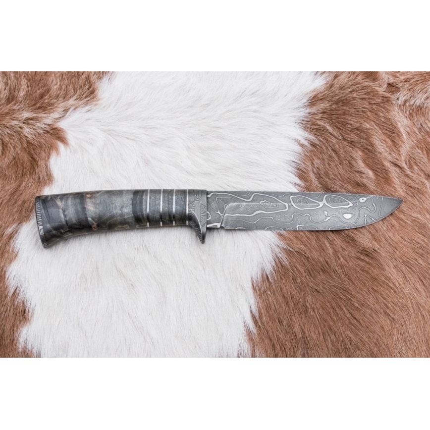 Cuchillo exclusivo Damasco 14 cm fresno