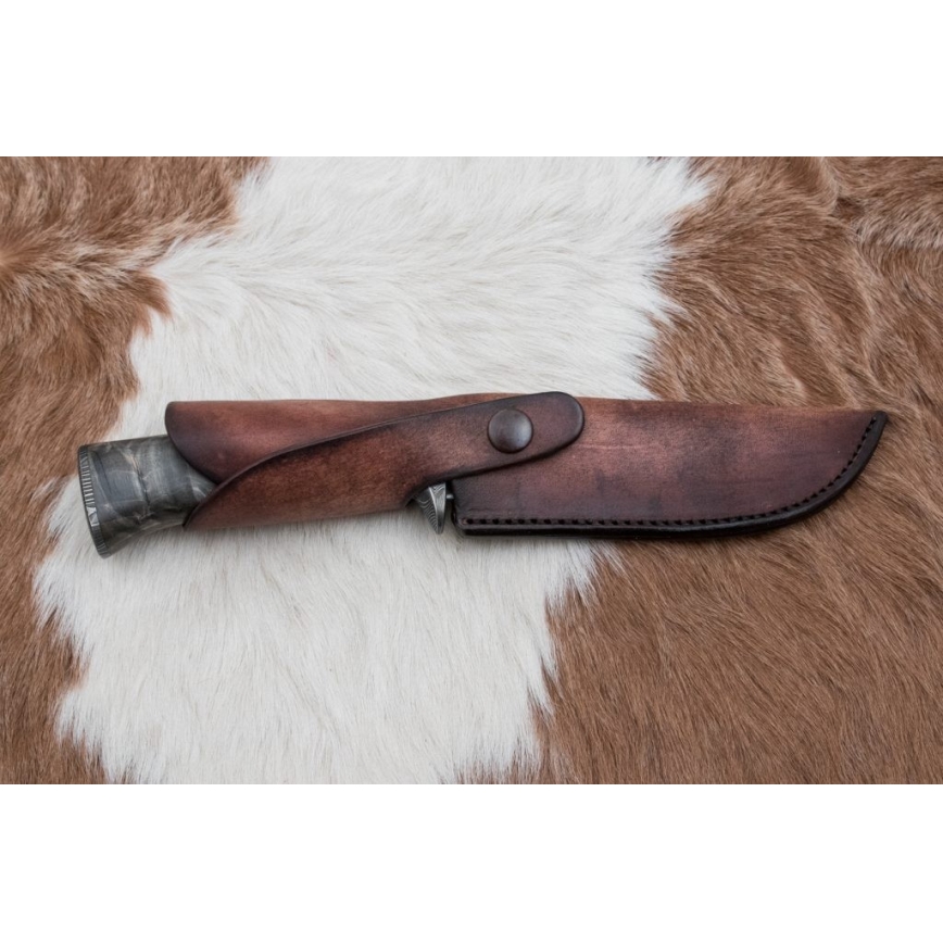 Cuchillo exclusivo Damasco 14 cm fresno