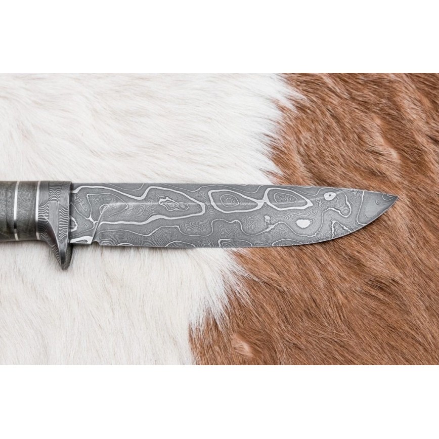 Cuchillo exclusivo Damasco 14 cm fresno