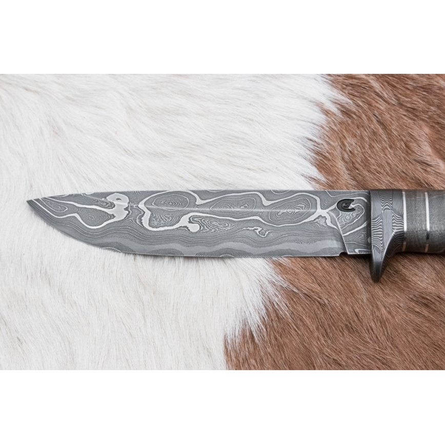 Cuchillo exclusivo Damasco 14 cm fresno