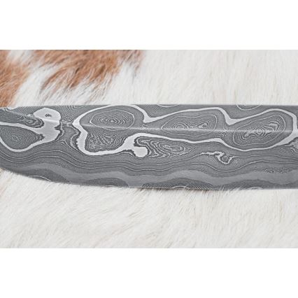 Cuchillo exclusivo Damasco 14 cm fresno