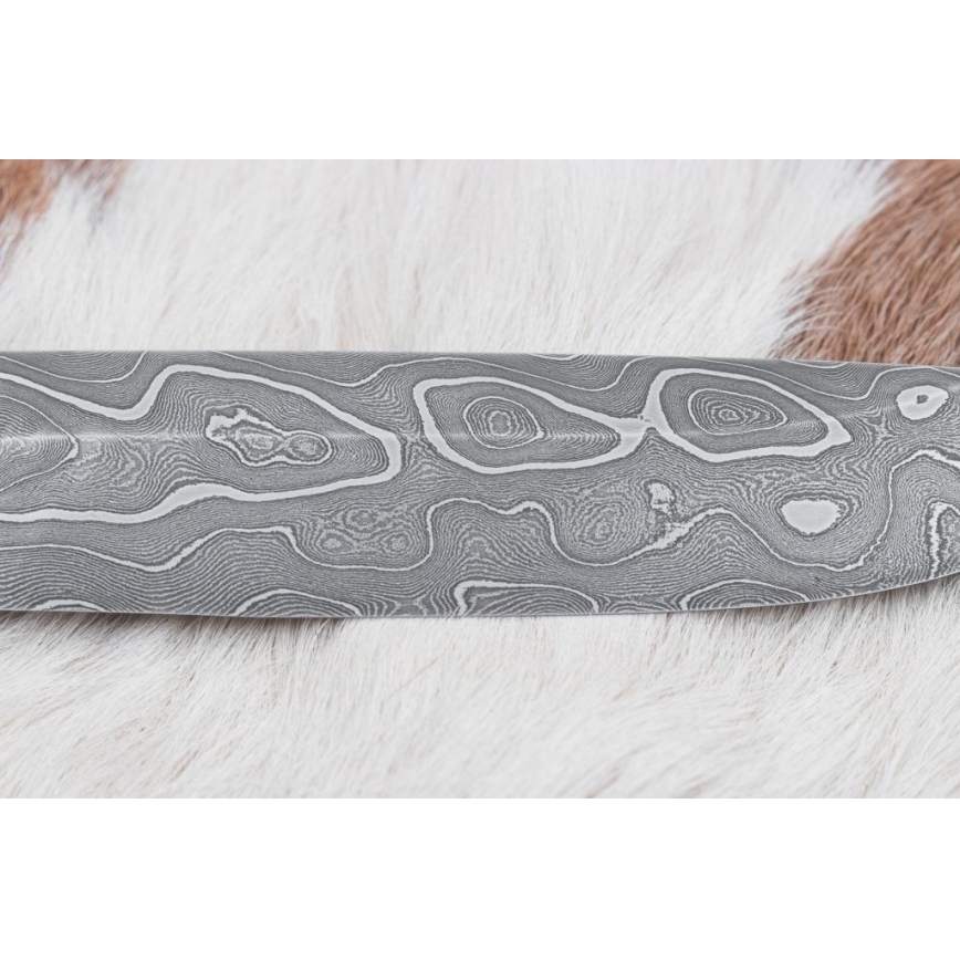 Cuchillo exclusivo Damasco 14 cm fresno