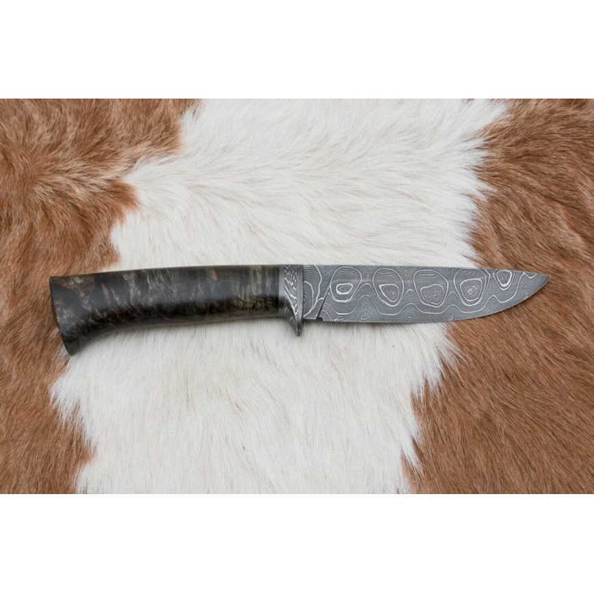 Cuchillo exclusivo de Damasco 12,7 cm arce/ágata