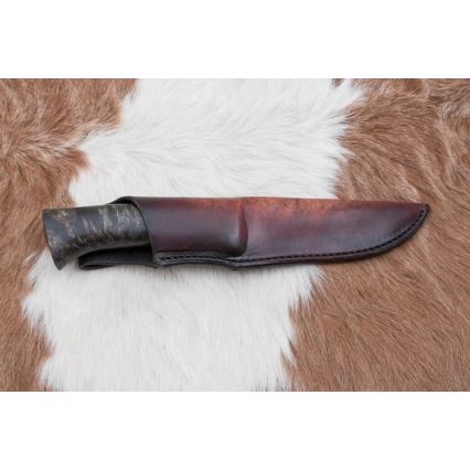 Cuchillo exclusivo de Damasco 12,7 cm arce/ágata