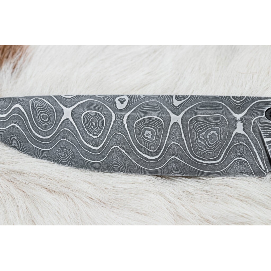 Cuchillo exclusivo de Damasco 12,7 cm arce/ágata