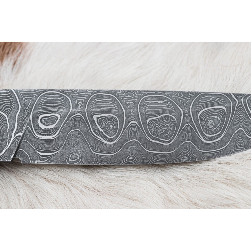 Cuchillo exclusivo de Damasco 12,7 cm arce/ágata