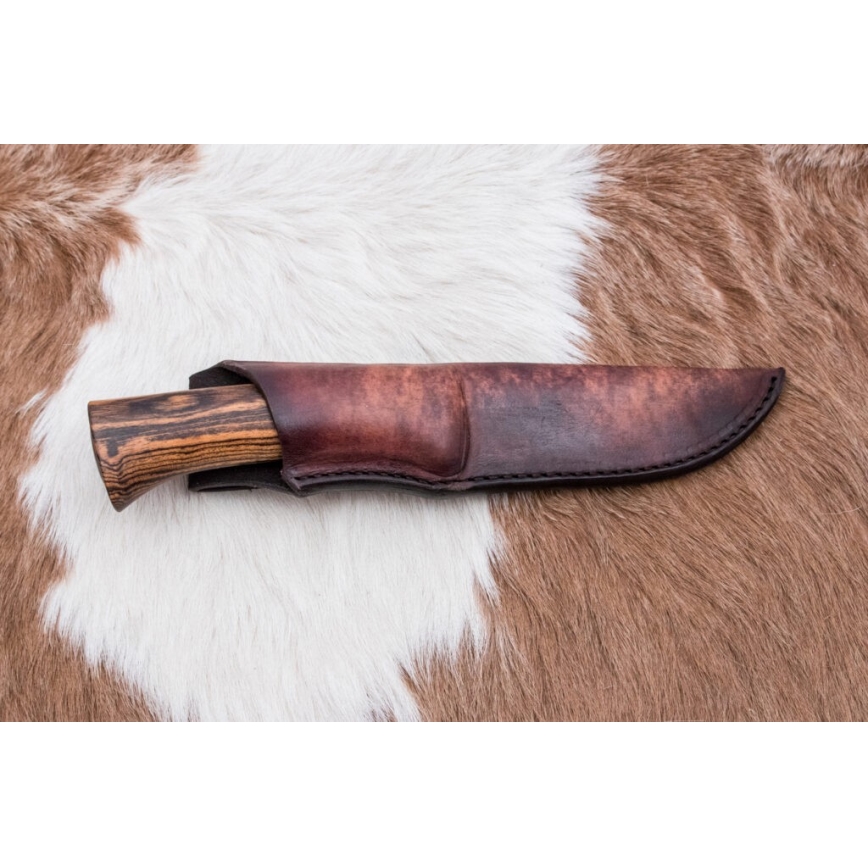 Cuchillo exclusivo de Damasco 12 cm bocote/ébano