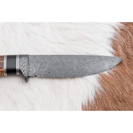 Cuchillo exclusivo de Damasco 12 cm bocote/ébano