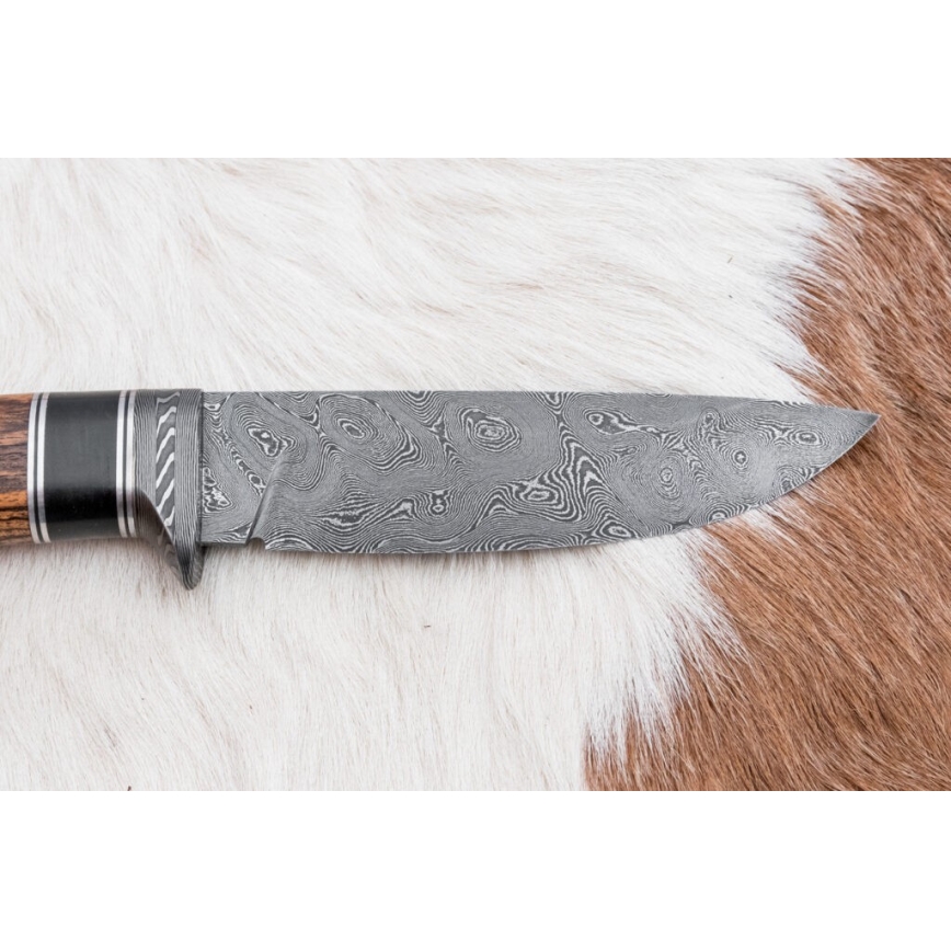 Cuchillo exclusivo de Damasco 12 cm bocote/ébano
