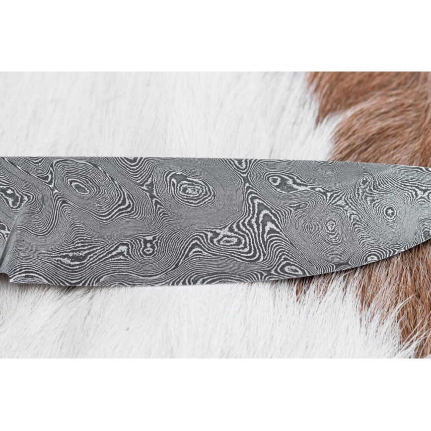 Cuchillo exclusivo de Damasco 12 cm bocote/ébano
