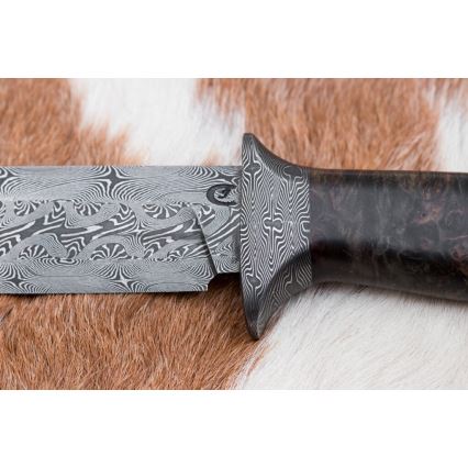 Cuchillo exclusivo de Damasco 13,8 cm arce