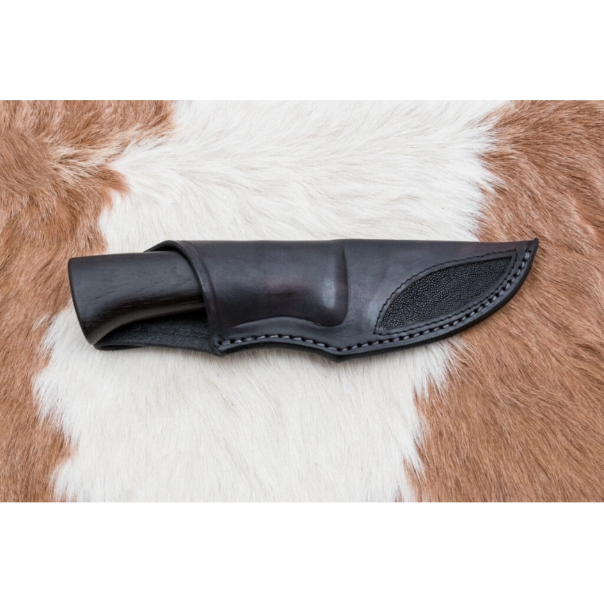 Cuchillo exclusivo de Damasco 8,6 cm roble/hueso de camello