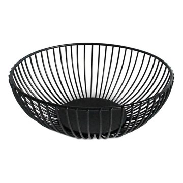 Cuenco para frutas KITCHISIMO, diámetro 18 cm, negro