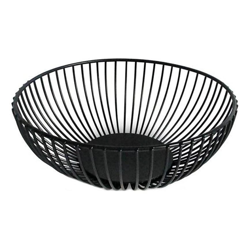 Cuenco para frutas KITCHISIMO, diámetro 18 cm, negro