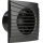 Dalap 41095ZW - Ventilador axial con temporizador y sensor de humedad 100 DARK ZW 8,4W/230V