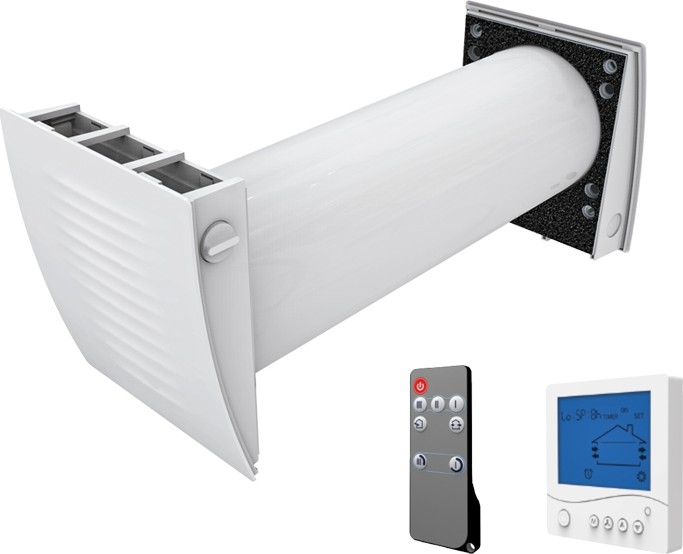 Dalap 55560 - Recuperador de calor para habitación ZEPHIR SIMPLE 4,3W/230V