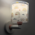 Dalber 41199 - Lámpara de pared infantil RAINBOW 1xE27/15W/230V multicolor