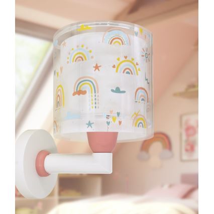 Dalber 41199 - Lámpara de pared infantil RAINBOW 1xE27/15W/230V multicolor