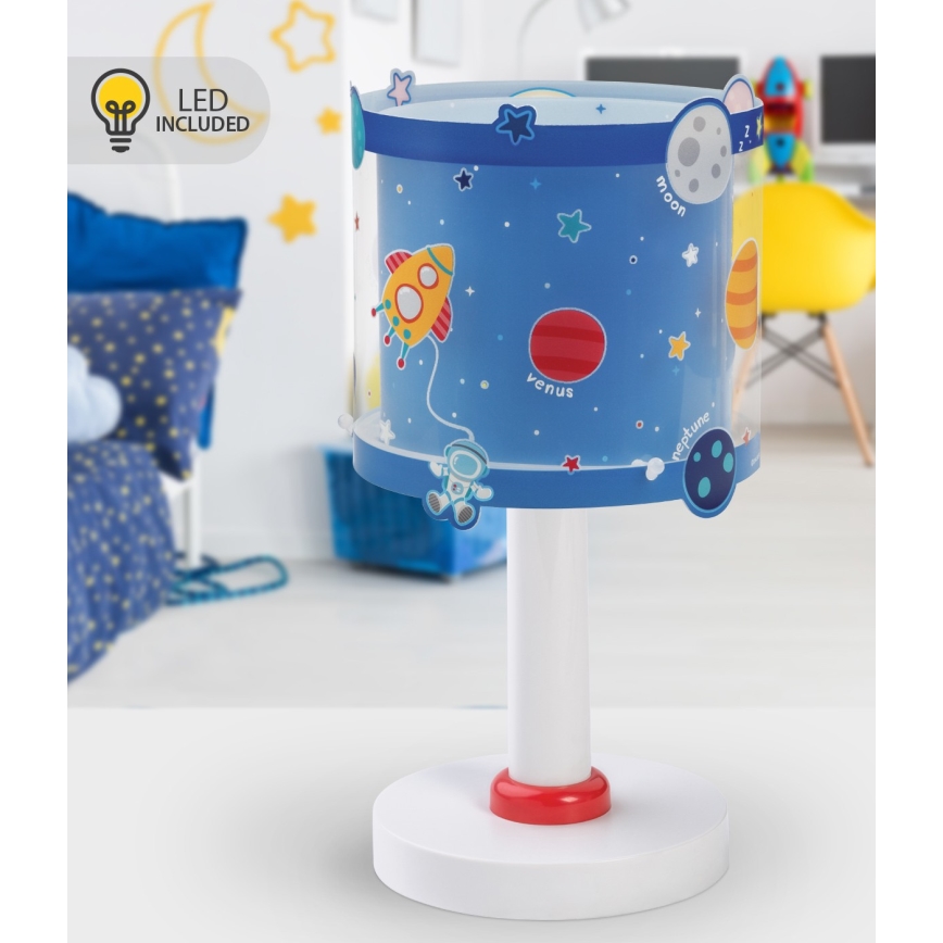 Dalber 41341N - Lámpara infantil LED PLANETS 1xG4/4W/230V azul