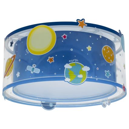 Dalber 41346 - Plafón infantil PLANETS 2xE27/60W/230V