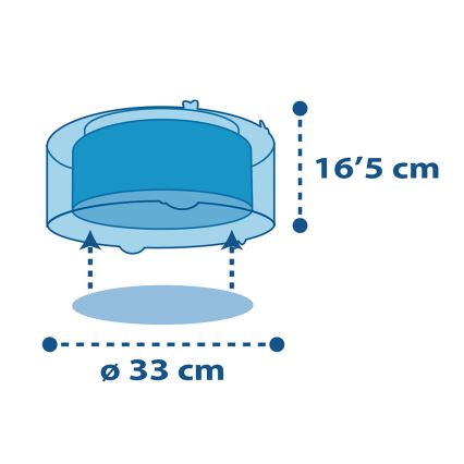 Dalber 41346 - Plafón infantil PLANETS 2xE27/60W/230V