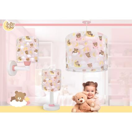 Dalber 41572S - Lámpara de techo infantil BABY TEDDY 1xE27/15W/230V rosa