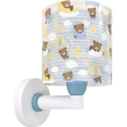 Dalber 41579T - Lámpara de pared infantil BABY TEDDY 1xE27/15W/230V azul
