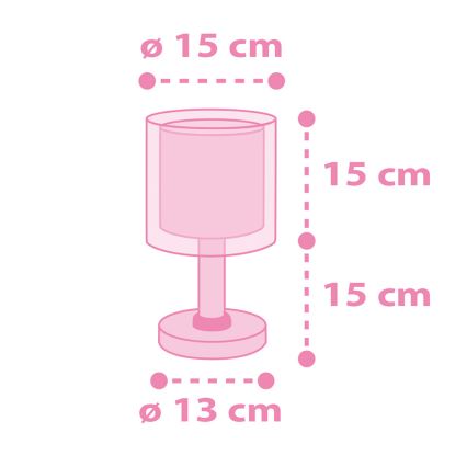 Dalber 41591 - Lámpara infantil UNICORNS 1xE14/60W/230V