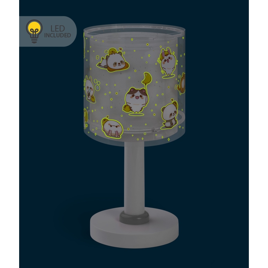 Dalber 41761E - Lámpara LED infantil KAWAII FRIENDS 1xG4/4W/230V gris