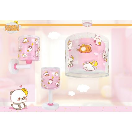 Dalber 41769S - Lámpara de pared infantil KAWAII FRIENDS 1xE27/15W/230V rosa
