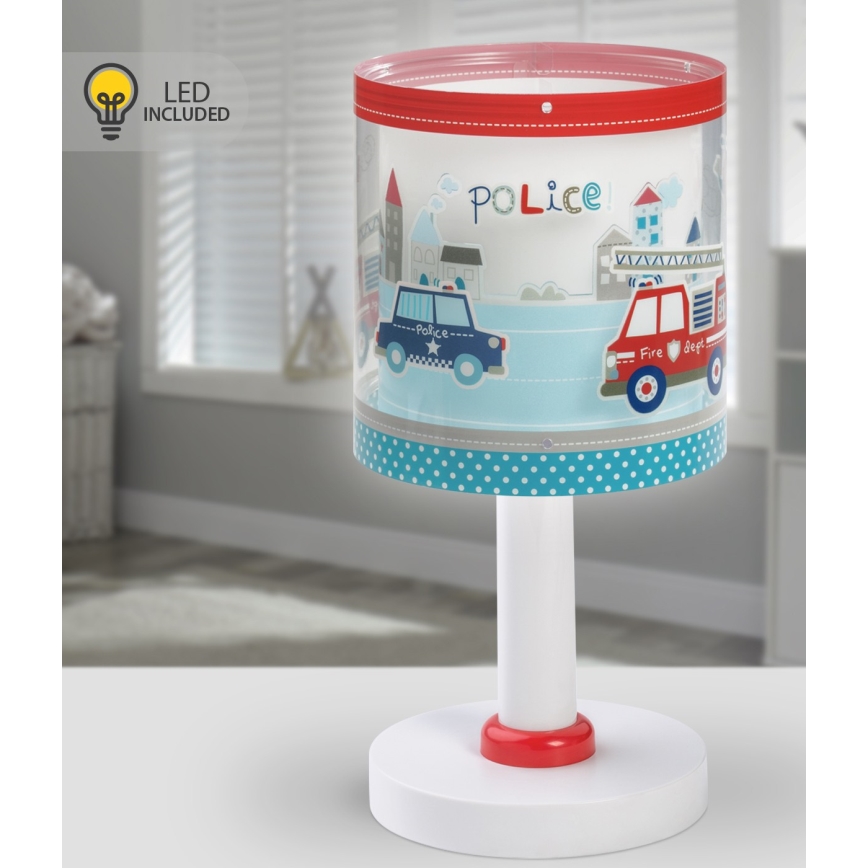 Dalber 60611N - Lámpara LED infantil POLICE 1xG4/4W/230V multicolor