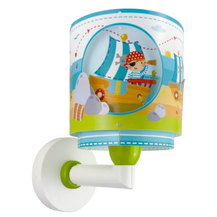 Dalber 60659 - Aplique de pared infantil PIRATE ISLAND 1xE27/15W/230V