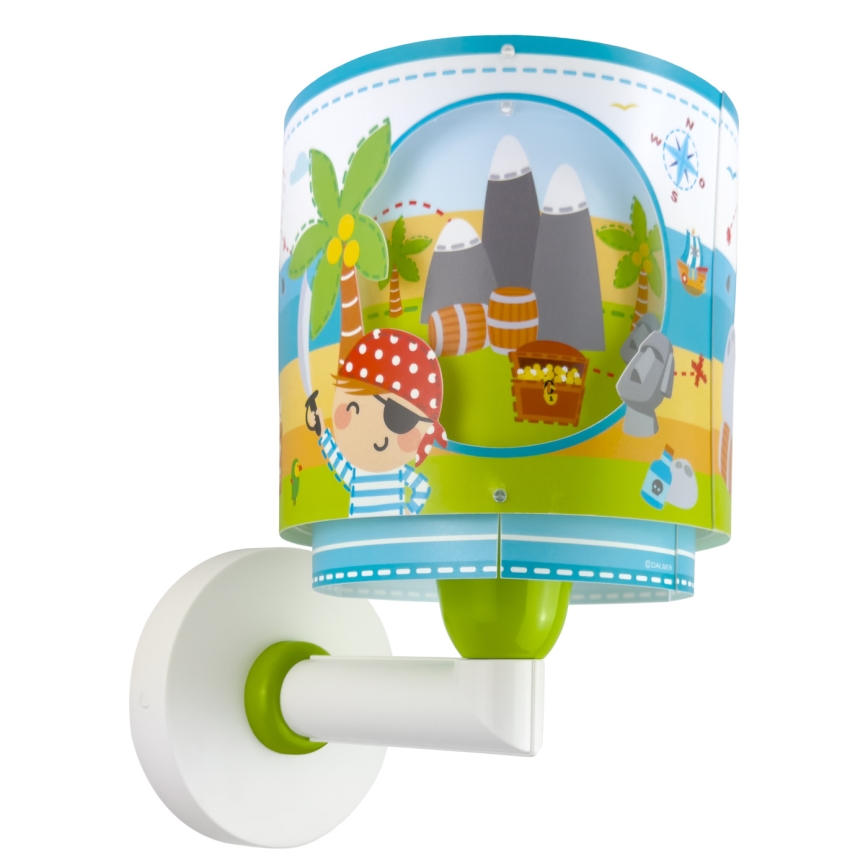 Dalber 60659 - Aplique de pared infantil PIRATE ISLAND 1xE27/15W/230V