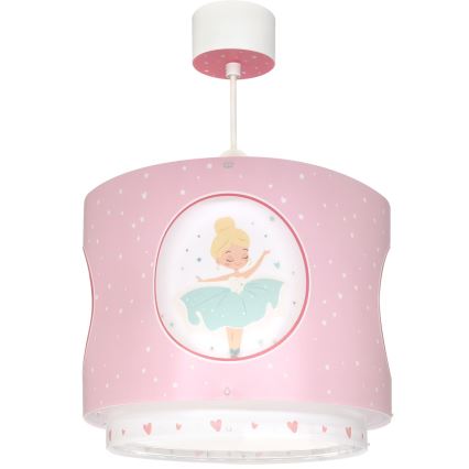 Dalber 60912 - Lámpara de techo infantil PRINCESS DANCE 1xE27/15W/230V rosa