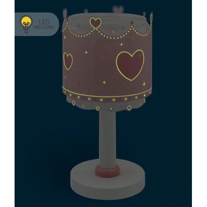 Dalber 61101N - Lámpara infantil LED LITTLE QUEEN 1xG4/4W/230V rosa