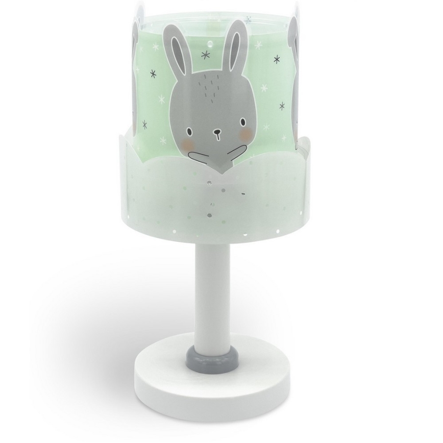 Dalber 61151H - Lámpara infantil BUNNY 1xE14/40W/230V verde