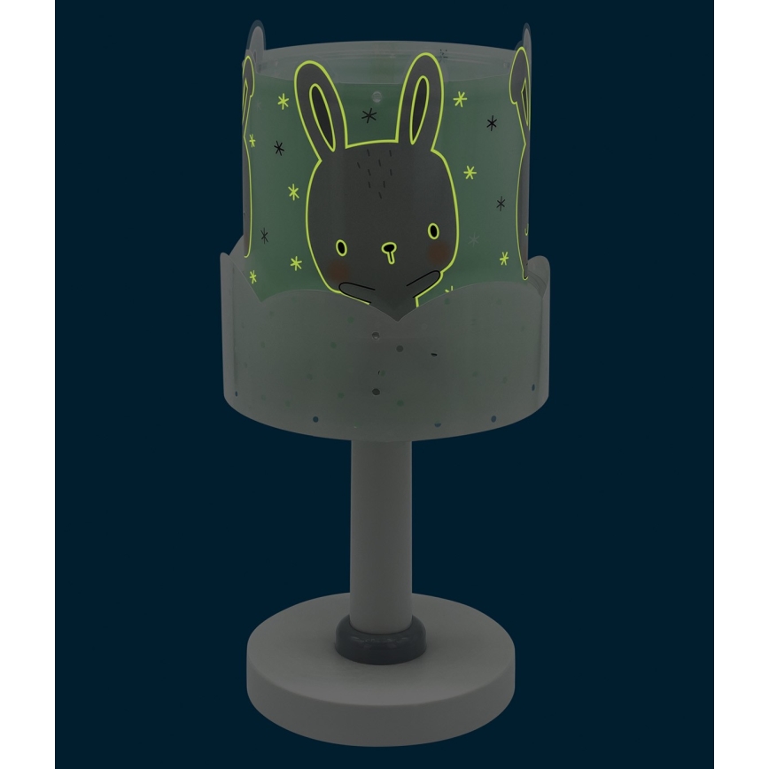 Dalber 61151H - Lámpara infantil BUNNY 1xE14/40W/230V verde