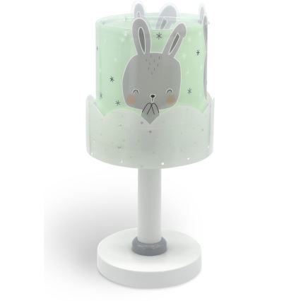 Dalber 61151H - Lámpara infantil BUNNY 1xE14/40W/230V verde