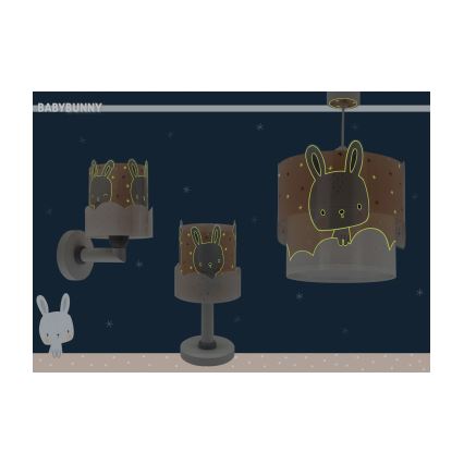 Dalber 61151S - Lámpara infantil BUNNY 1xE14/40W/230V naranja