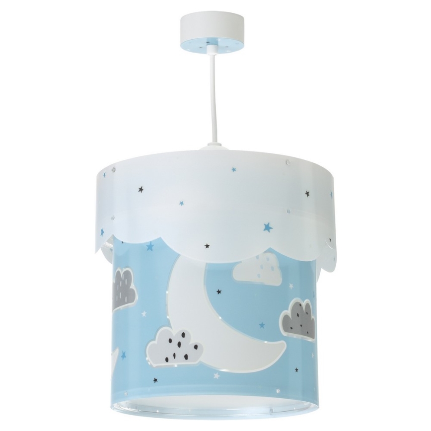 Dalber 61232T - Lámpara colgante infantil MOON 1xE27/60W/230V