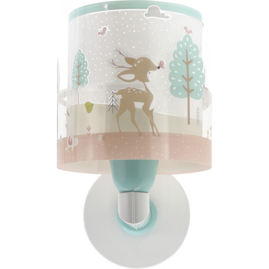 Dalber 61279 - Aplique infantil LOVING DEER 1xE27/60W/230V