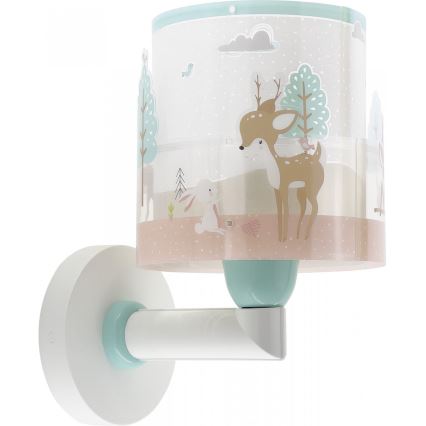 Dalber 61279 - Aplique infantil LOVING DEER 1xE27/60W/230V