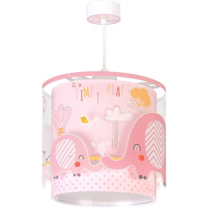 Dalber 61332S - Lámpara colgante infantil LITTLE ELEPHANT 1xE27/60W/230V