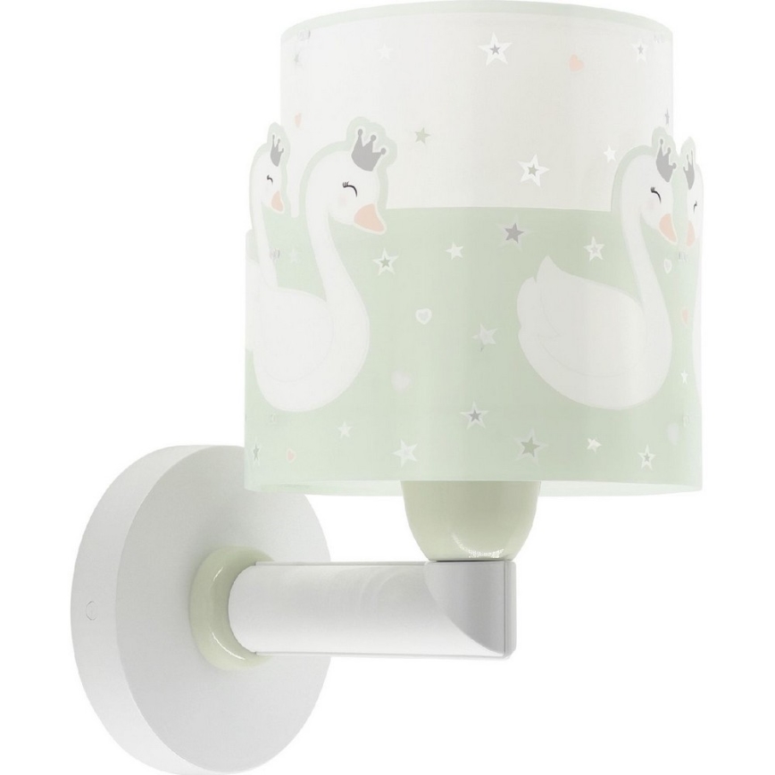 Dalber 61719H - Aplique infantil SWEET LOVE 1xE27/60W/230V verde